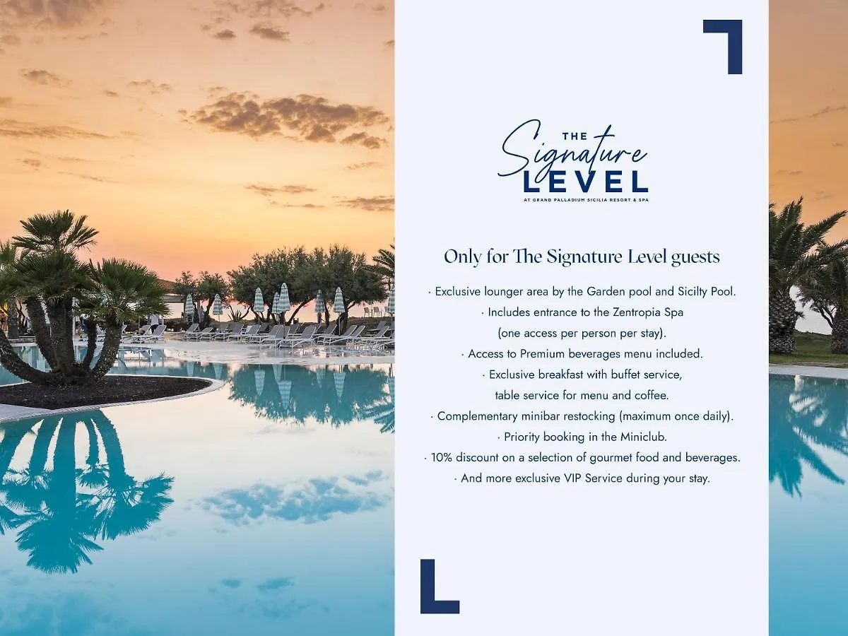 The Signature Level At Grand Palladium Sicilia Resort & Spa Campofelice Di Roccella Italy